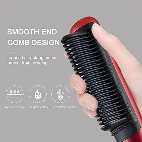 2in1 Ceramic Hair Straightening Comb