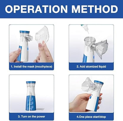 Portable Mesh Nebulizer for Adult and Kids