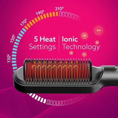 2in1 Ceramic Hair Straightening Comb