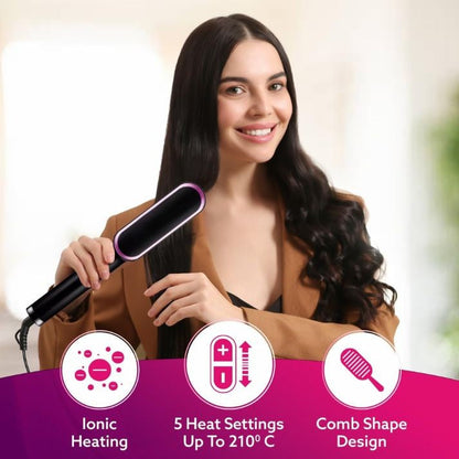 2in1 Ceramic Hair Straightening Comb